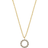 Edblad Mini Glow Necklace - Gold/Transparent