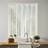 Dunelm Metre Zen Lace Net Slot Top Fabrics White (114x)