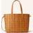 MCM Liz Vi Shopper Medium Shopping Bag - Cognac