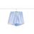 Hay Outline Relaxed-fit Mid-rise Cotton Pyjama Shorts - Soft Blue