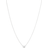 Georg Jensen Signature Pendant - White Gold/Diamond