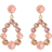 Caroline Svedbom Mini Delia Earrings - Gold/Pink
