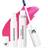 Wonderskin Wonder Blading Lip Stain Kit Neon Rose