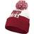 Adidas Men's Scarlet/White Nebraska Huskers Colorblock Cuffed Knit Hat with Pom