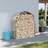 vidaXL Log Light Grey 234x45x100 cm Galvanised Steel vidaXL