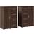 vidaXL sturdy Brown/Oak Skænk 60x84cm 2stk