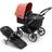Bugaboo Donkey 5 Mono Midnight Black/Sunrise Red (Duo)
