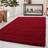 Abaseen Soft Touch Thick Pile Red 200x290cm