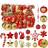 Alupssuc 128pcs Balls Baubles Christmas Tree Ornament