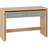 SECONIQUE Seville Grey High Gloss/Light Oak Effect Veneer Writing Desk 86x120cm