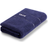 HUGO BOSS White Logo Bath Towel Blue (140x70cm)