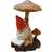 Vivid Arts Gnaughty Gnome on Toadstool