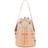 Ancient Greek Sandals Basket Medium Bucket Bag - Brown