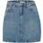 Ichi Aveny Skirt - Medium Blue Stone Washed