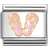 Nomination Composable Classic Link Flipflops Charm - Silver/Pink