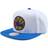 Mitchell & Ness Men's Philadelphia 76ers White/Royal Hardwood Classics 50th Anniversary Snapback Hat