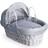 Clair De Lune Dimple White Wicker Moses Basket