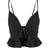 Urban Classics Topp Waffle Pique Ruffle Top för Dam svart