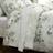 Dunelm Darla Floral Bed Sheet Green (200x135cm)