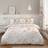 Dunelm Evelyn Rose Coral Duvet Cover Orange (220x260cm)