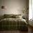 The Edited Life Stanway Check Duvet Cover Green, White (200x135cm)