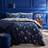 Dunelm Carnation Bloom Navy Duvet Cover Blue (220x230cm)