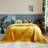 Dunelm Parker Bedspread Yellow (235x235cm)