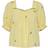 Pieces Selena Short Sleeve Top - Pale Banana