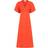 Neo Noir Illana Poplin Dress - Coral