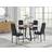 Furniturebox Santorini Brown Dining Set 120cm 5pcs