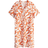 H&M Viscose Tunic Dress - Orange/Patterned