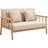 Homcom Couch Soffa 123cm 2-sits