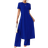Shein Privé Split Hem Tee & Wide Leg Trousers