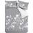 Catherine Lansfield Meadowsweet Duvet Cover Grey, Pink (260x220cm)