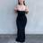 Shein Womens Solid Color Mermaid Tail Cami Dress