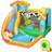 OutSunny 5-in-1 Farm Style Bounce Castle with Slide & Trampoline Pool Water