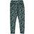 Zoozatz Girl's Stacked Mascot Leggings - Green/White