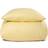 Borg Living Double Bed Linen Dynebetræk Gul (220x200cm)