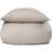 Borg Living Bed Set Dynebetræk Beige (200x140cm)