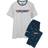 Top Gun Top gun black short sleeve long leg pyjama set mens