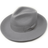 Cotsworld Wool Fedora Hat Rollright - Light Grey