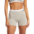 Gymshark Rib Shorts - Stone Grey Marl