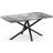 Ceramic Marble Effect Black Dining Table 89.5x160cm