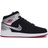 NIKE Air Jordan 1 Mid GS - Black/Gym Red/Metallic Silver