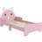 ZONEKIZ Toddler Bed Frame Cat Design Bed 29.1x56.3"