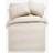 John Lewis Comfy & Relaxed Washed Cotton Bedding Duvet Cover Beige (260x220cm)