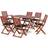 Rowlinson Plumley Patio Dining Set, 1 Table incl. 6 Chairs