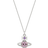 Vivienne Westwood Willa Bas Relief Pendant Necklace - Silver/Purple/Pink