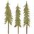 That's Mine Wallsticker Pinetrees small Green