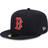 New Era MLB Boston Rot Sox Laurel Sidepatch 59fifty Cap